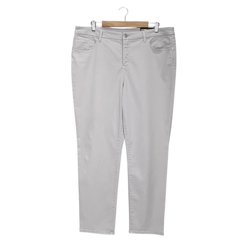 Chico’s So Slimming Girlfriend Jeans Ankle Size 16 (Chico’s Size 3) Gray New NWT